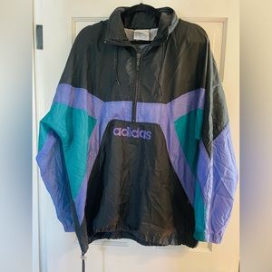 Vintage Men’s Adidas Half-Zip Windbreaker size L